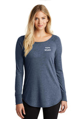 Casual Ladies District Perfect Tri Long Sleeve Tee - DT132L - HOPE