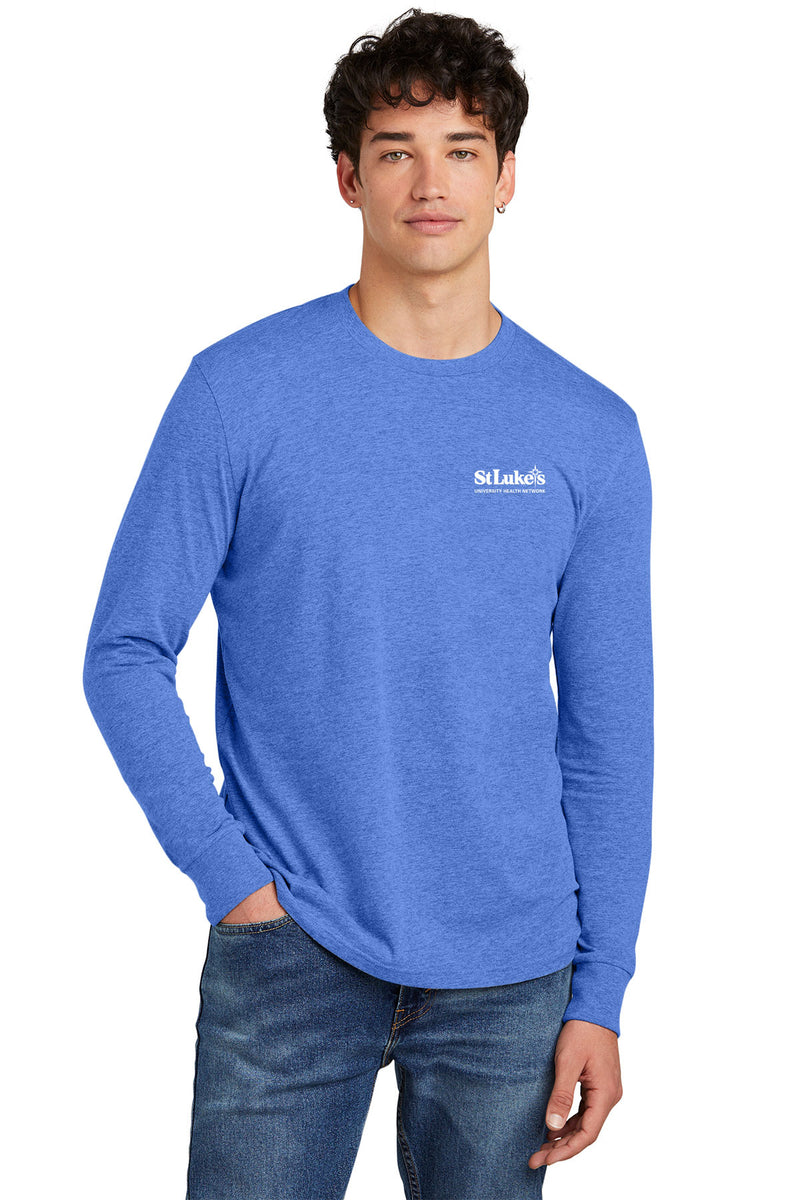 Men's District Perfect Blend CVC Long Sleeve Tee - DT109 - SLA