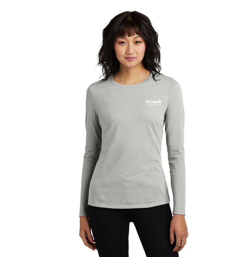 Ladies District Perfect Blend CVC Long Sleeve Tee - DT110 - CareNow