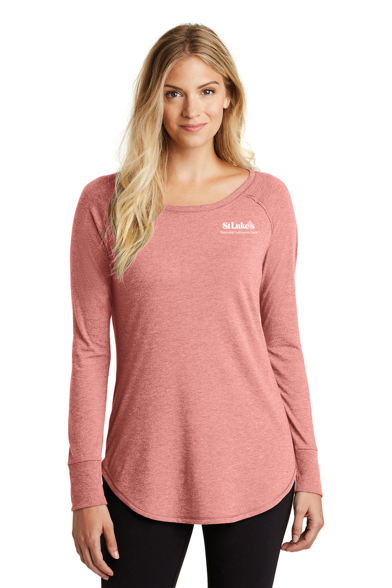 Casual Ladies District Perfect Tri Long Sleeve Tee - DT132L - NICU