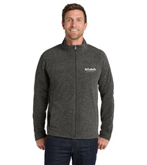Men's Port Authority® Heather Microfleece Full-Zip Jacket - F235 - CRG
