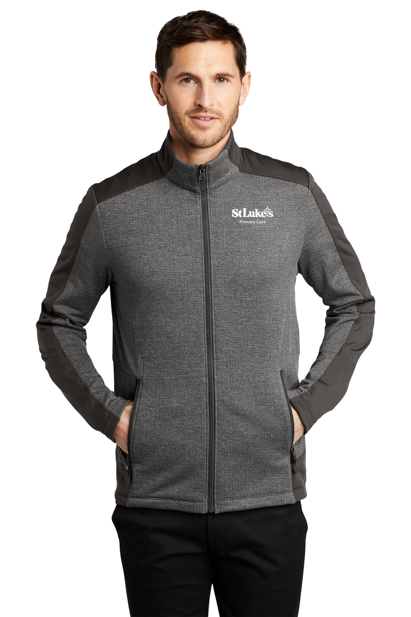 Men's Port Authority Grid Fleece Jacket - F239 - Primary