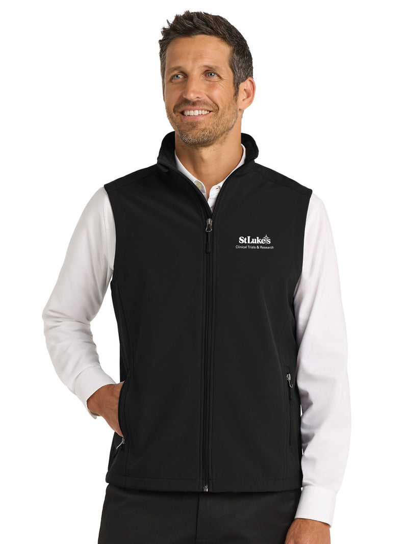 Men's Port Authority Core Soft Shell Vest - J325 - CTR