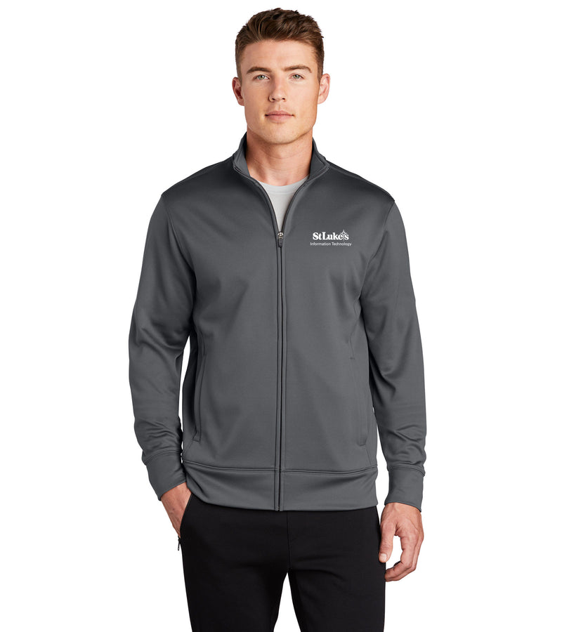 Men's Sport-Tek® Sport-Wick® Fleece Full-Zip Jacket - ST241- IT