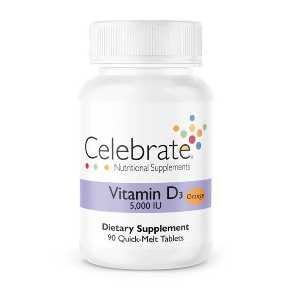 Celebrate Vitamin D3 5,000 Quick Melts 90ct