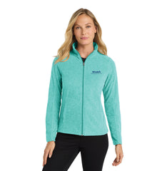 Port Authority® Women's Heather Microfleece Full-Zip Jacket - L235 - WeightM