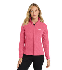 Port Authority® Women's Heather Microfleece Full-Zip Jacket - L235 - WeightM