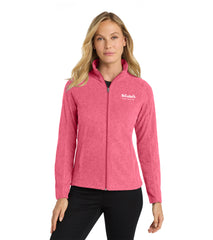 Port Authority® Women's Heather Microfleece Full-Zip Jacket - L235 - HR