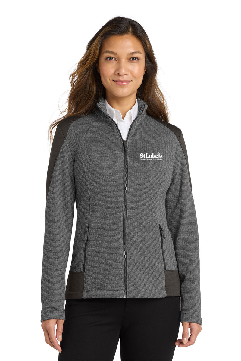 Port Authority Women's Grid Fleece Jacket - L239 - Science