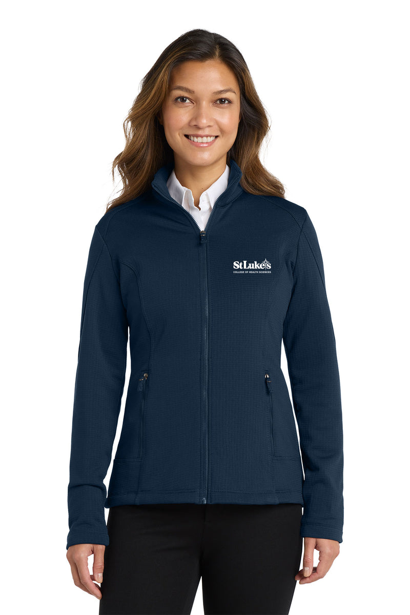 Port Authority Women's Grid Fleece Jacket - L239 - Science