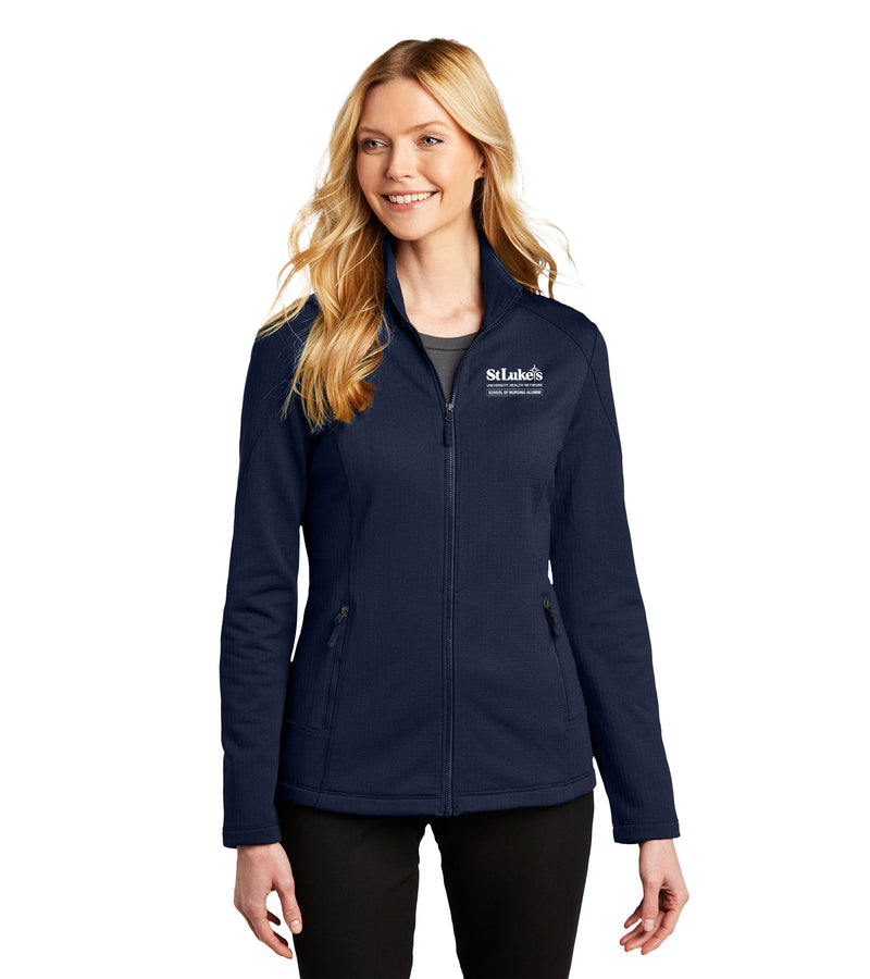 Ladies Port Authority® Grid Fleece Jacket - L239 - SONA