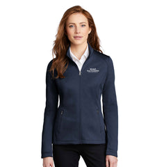 Ladies Port Authority Diamond Heather Fleece Full-Zip Jacket - L249 - Penn