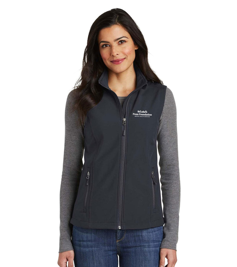 Ladies Port Authority Core Soft Shell Vest - L325 - Penn