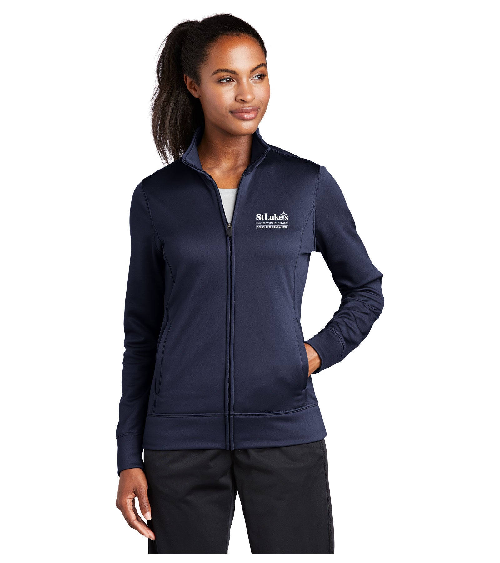 Ladies Sport-Tek Sport-Wick Fleece Full-Zip Jacket LST241- SONA