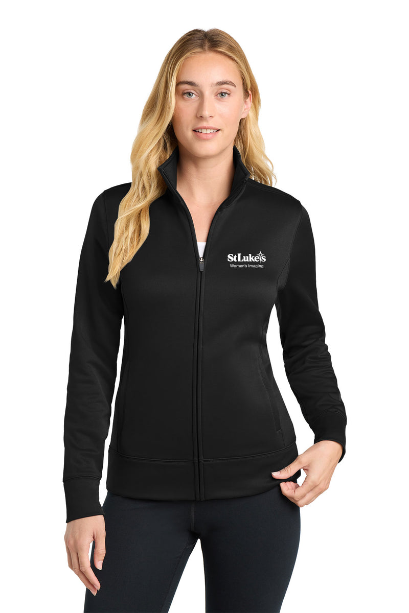 Ladies Sport-Tek Sport-Wick Fleece Full-Zip Jacket - LST241- WI