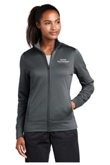 Ladies Sport-Tek Sport-Wick Fleece Full-Zip Jacket - LST241- Psych