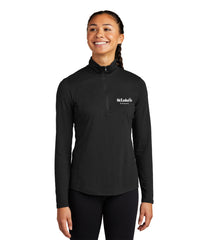 Ladies Sport-Tek PosiCharge Tri-Blend Wicking 1/4-Zip Pullover - LST407 - Allentown ED