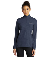 Sport-Tek Women's Exchange 1.5 Long Sleeve 1/2-Zip - LST711- CRG