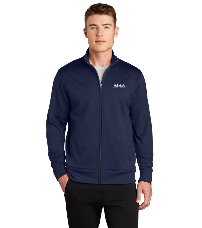 Men's Sport-Tek Sport-Wick Fleece Full-Zip Jacket - ST241- OB/GYN