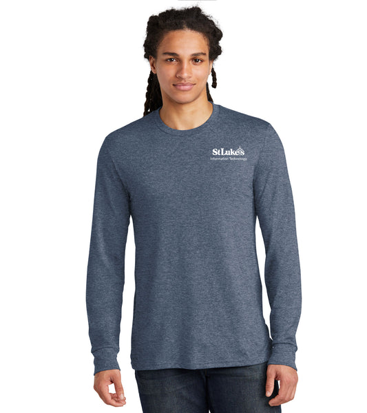 Casual Men's District Perfect Tri Long Sleeve Tee - DM132 - IT