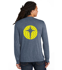Casual Men’s District Perfect Tri Long Sleeve Tee - DM132 - IT