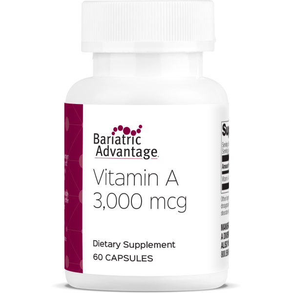 Bariatric Advantage Vitamin A 3,000mcg Capsules 60ct