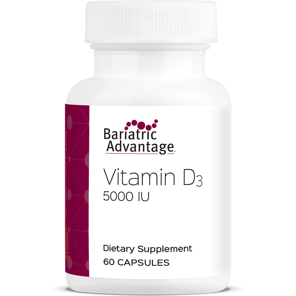 Bariatric Advantage Vitamin D3 5000IU Capsules 180 ct | St. Luke's