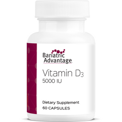 Bariatric Advantage Vitamin D3 5000IU Capsules 180 ct