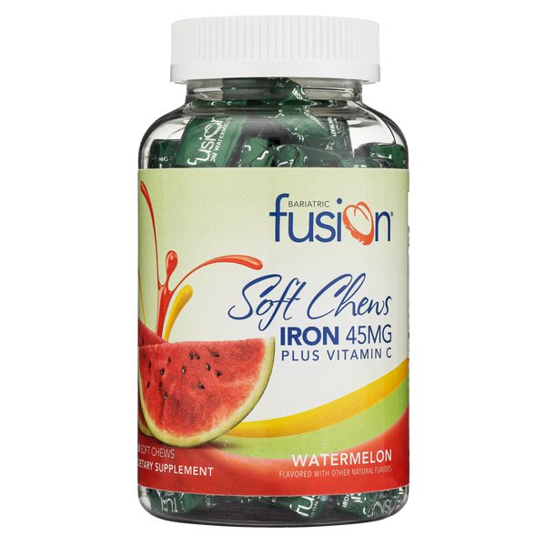 Bariatric Fusion Iron 45mg Soft Chews with Vitamin C